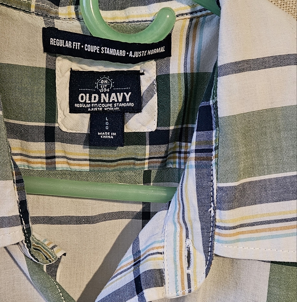 Old Navy cotton button down shirt Large - Picture 5 of 5